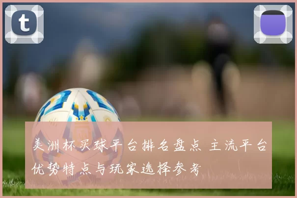美洲杯买球平台排名盘点 主流平台优势特点与玩家选择参考